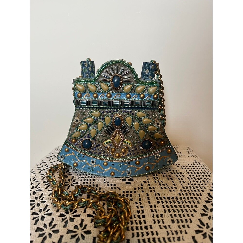 RARE - Vintage Handmade Wood Purse Bag